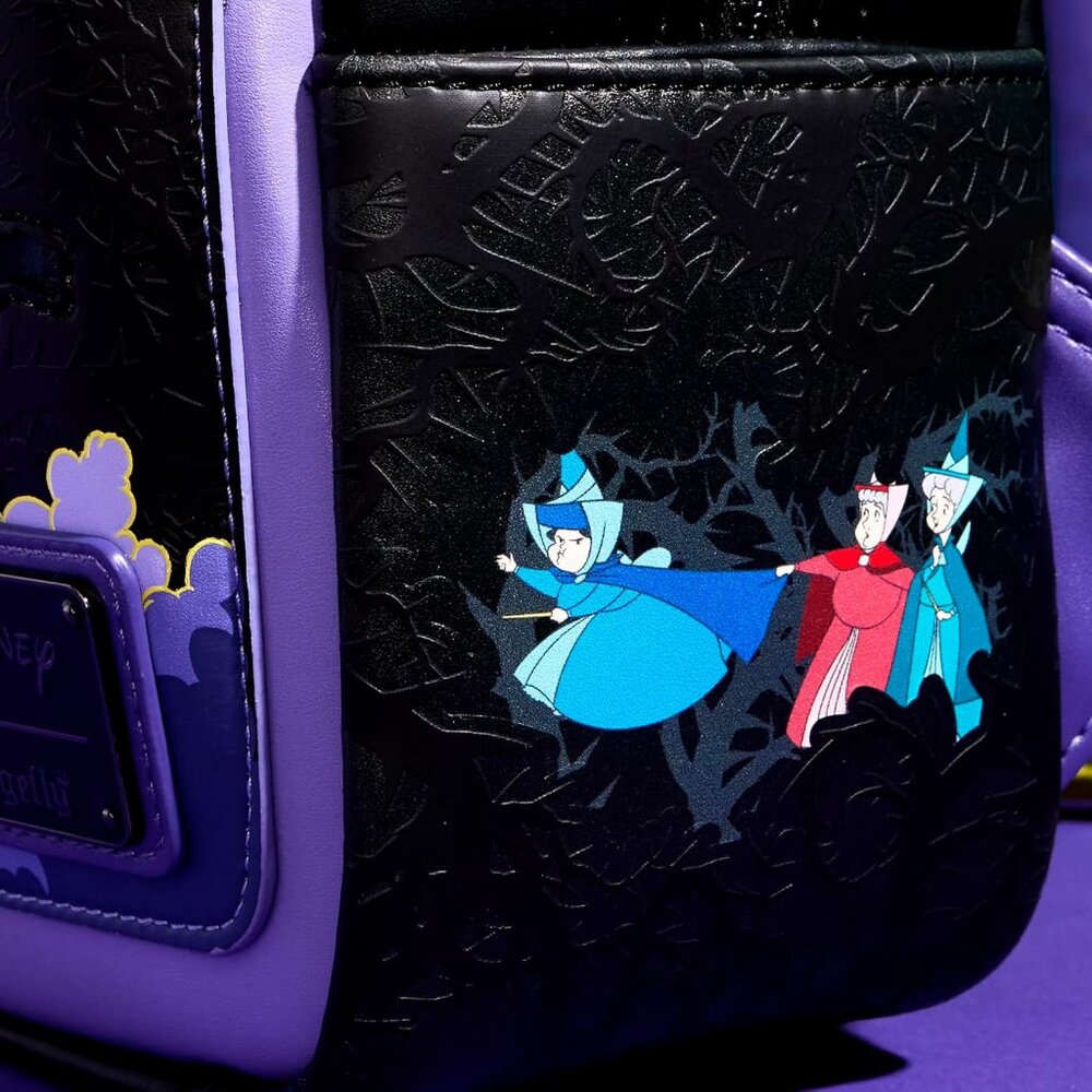 Loungefly Disney Maleficent Dragon Lenticular & Glow in the Dark Backpack NWT - Picture 10 of 10